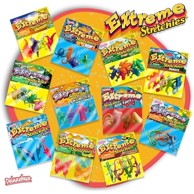 Deluxebase DELUXE BASE 6232 JUMBO EXTREME STRETCHIES SNAKE DEVELOPMENT OF MOTOR SKILLS, MULTI-COLOURED - Image 3